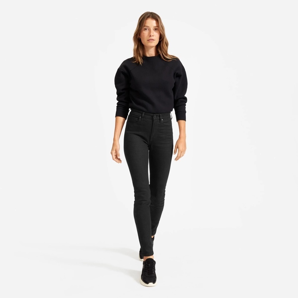 Everlane black high rise ankle